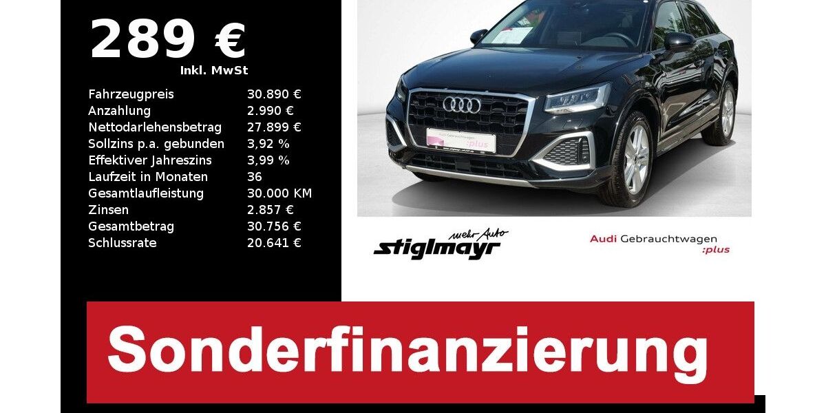 Audi Q2 9.325 km 30.890 &euro; Pfaffenhofen 85276