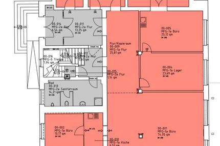 7 Zimmer Wohnung zu vermieten, sehr helle Räume