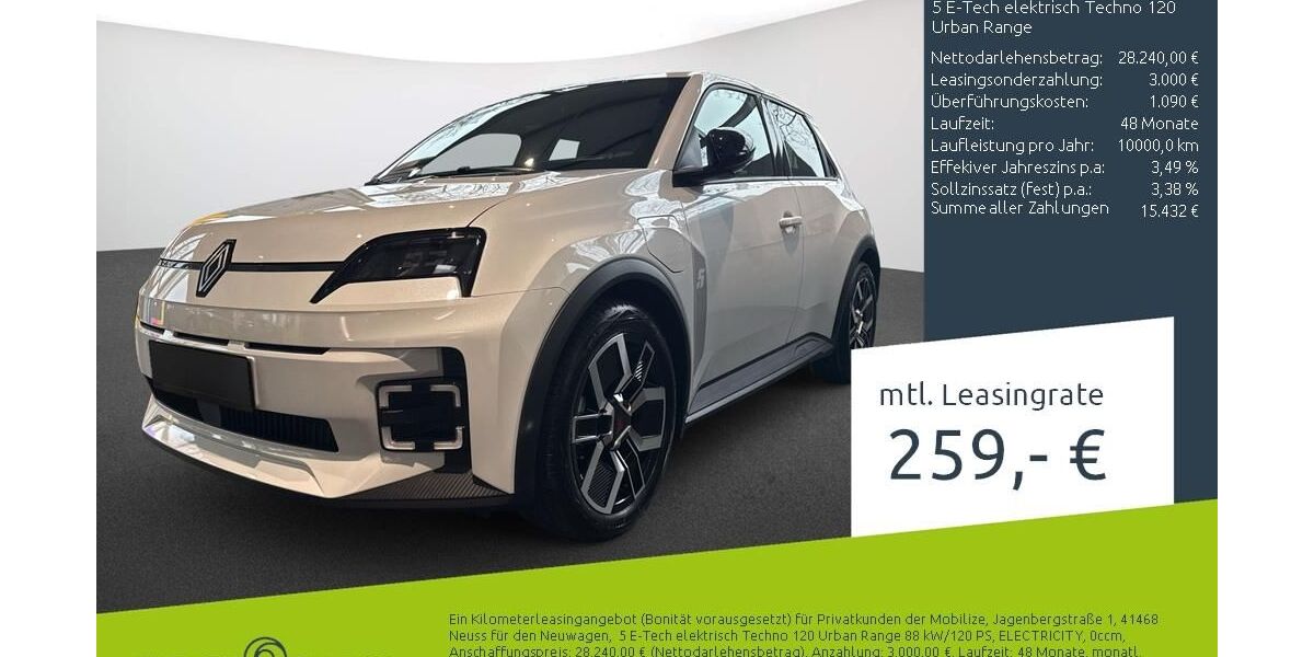 Renault R 5 2.500 km 28.189 &euro; Ahaus 48683