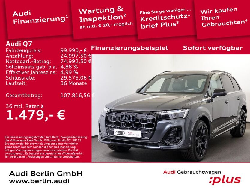 Audi Q7 9.500 km 95.300 € Berlin 12489