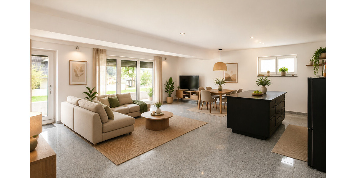 Modernes Gartenrefugium mit großzügigem Wohnbereich und zwei Stellplätzen in guter Lage zu verkaufen - Etagenwohnung Cham / Chammünster Chammünster | Angebot:26725968