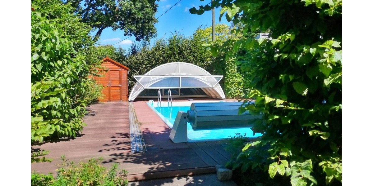 Exklusives Einfamilienhaus mit Doppelgarage, Gartensauna, Kamin und überdachtem Pool! - Einfamilienhaus Frankenberg Sachsenburg | Angebot:27234638