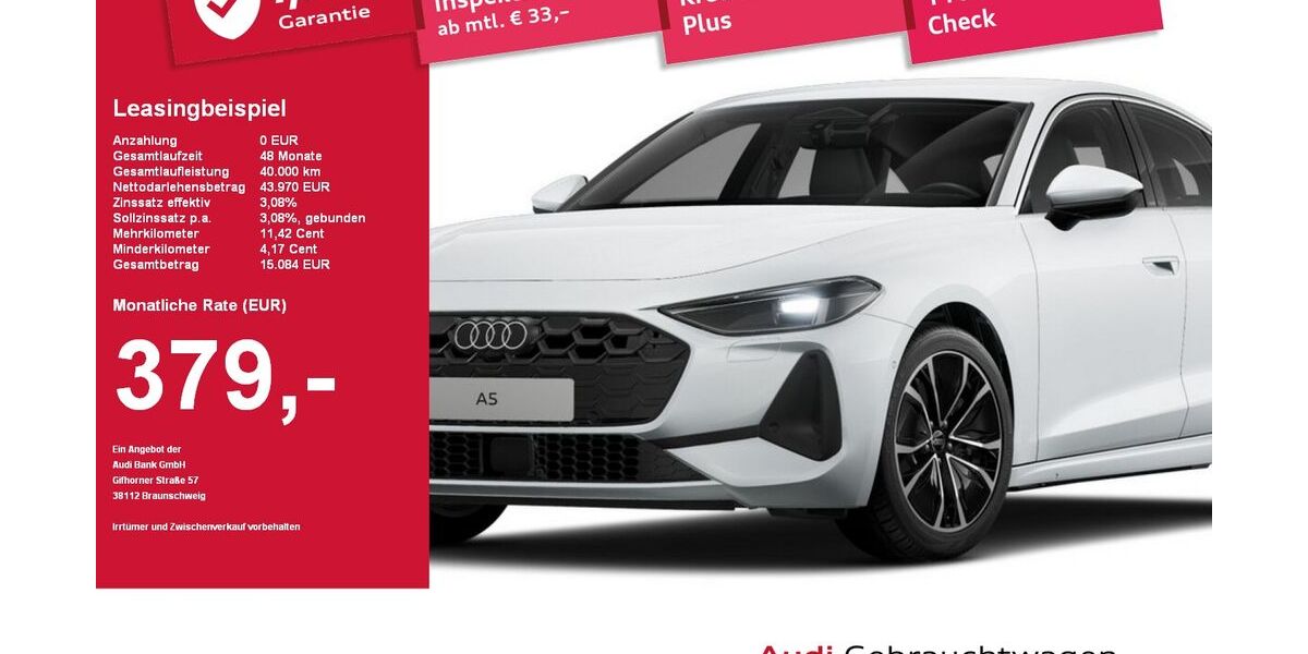 Audi A5 28.072 km 41.430 &euro; Plattling 94447