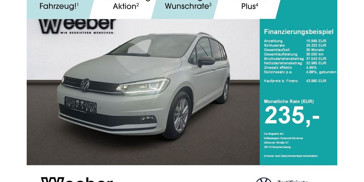 VW Touran 10.500 km 42.470 &euro; Weil der Stadt 71263