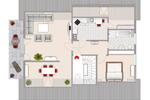 Dachgeschoßwohnung Melle Bruchmühlen - 3 Zimmer, 84 m&sup2;, 950&euro; | Angebot:26671634