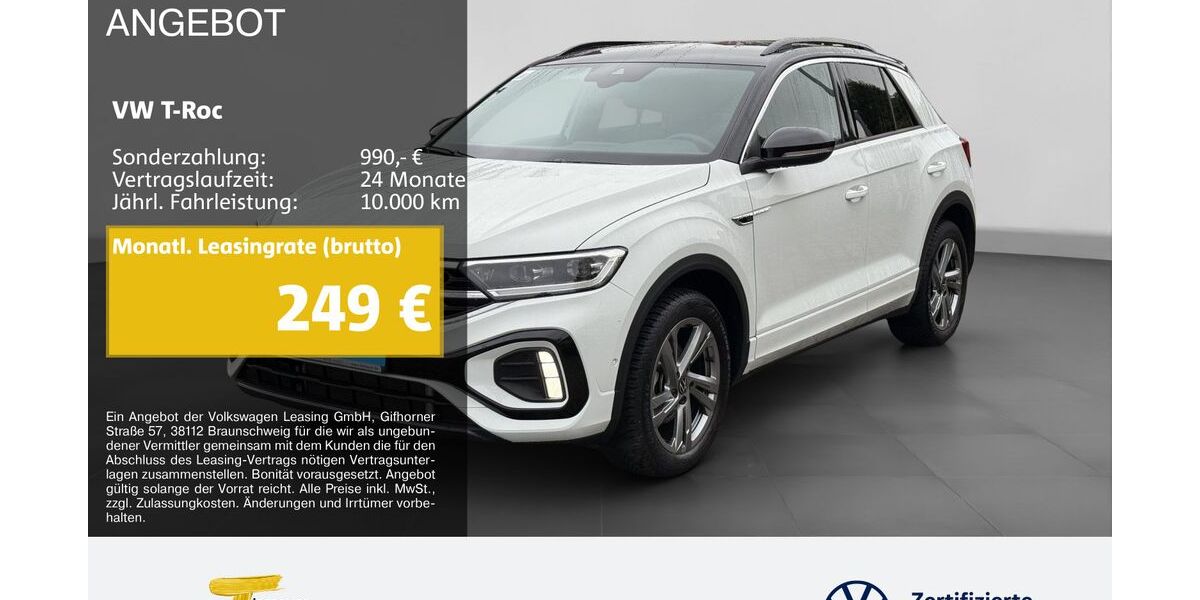 VW T-Roc 15.000 km 29.260 &euro; Oberhausen 46047