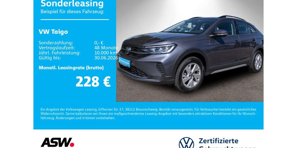 VW Taigo 7.900 km 23.990 &euro; Sinsheim 74889