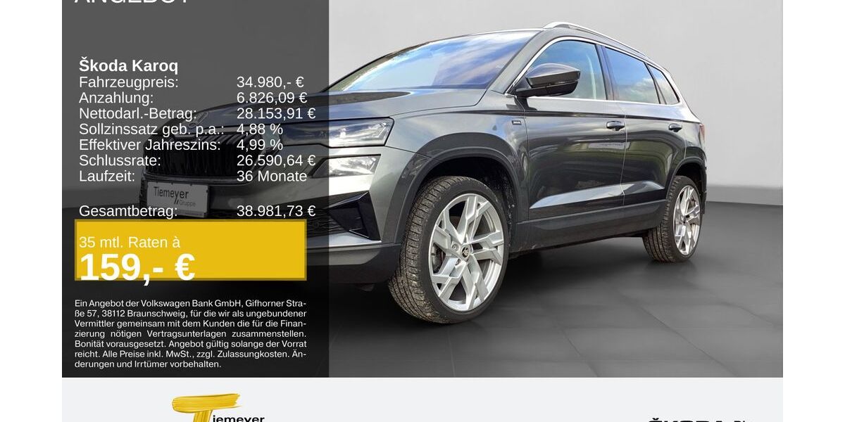Skoda Karoq 19.905 km 34.980 &euro; Remscheid 42857