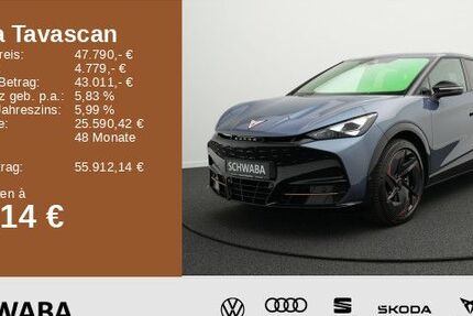 Cupra Tavascan 16.505 km 47.790 € Gersthofen 86368