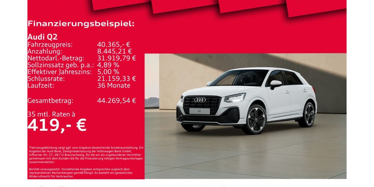 Audi Q2 9.999 km 36.990 &euro; Hannover 30179