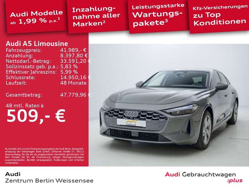 Audi A5 10.000 km 41.989 € Berlin 13088