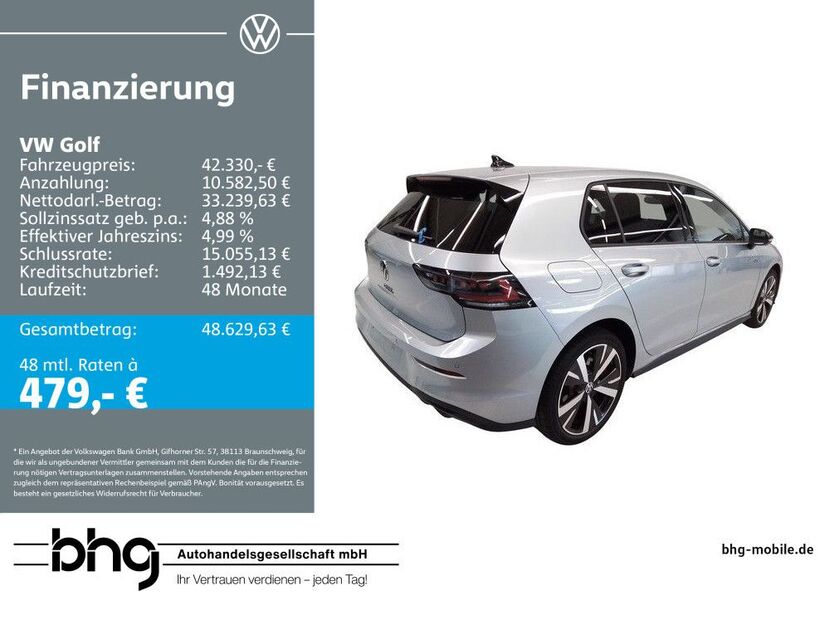 VW Golf 10.658 km 42.330 € Reutlingen 72770
