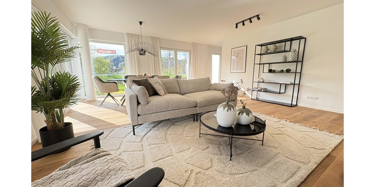 Bezugsfertig! Design Neubau Chalet-Haushälfte mit Doppelgarage und Loisachblick - Doppelhaushälfte Wolfratshausen Farchet | Angebot:26478547