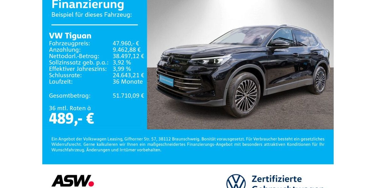 VW Tiguan 35.000 km 47.960 &euro; Neckarsulm 74172