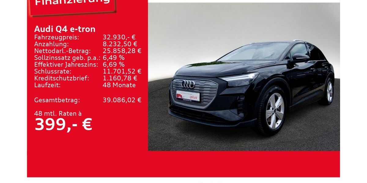 Audi Q4 e-tron 69.025 km 32.930 &euro; Ulm 89073