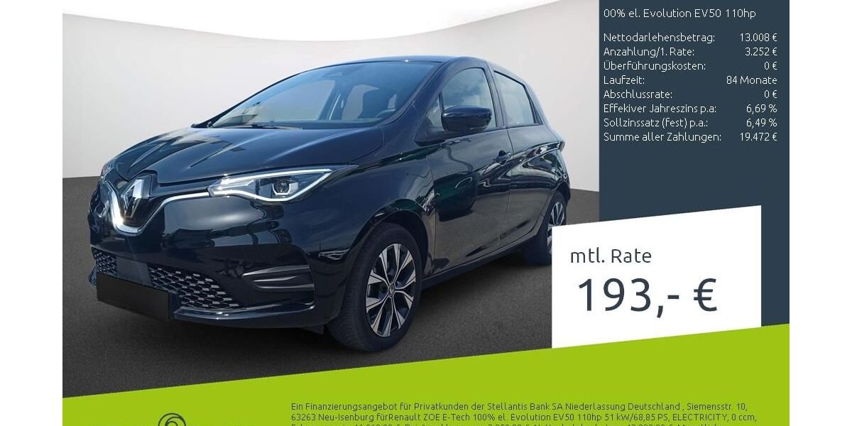Renault ZOE 34.592 km 16.260 &euro; Münster - Amelsbüren 48163