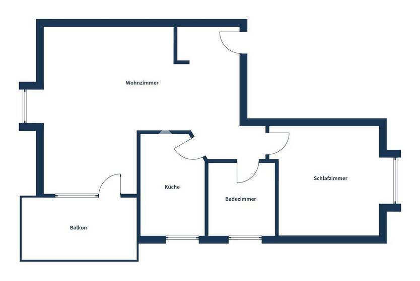 Attraktive Dachgeschosswohnung mit 2 Zimmern, Balkon und Gartennutzung in Eischleben 2 zimmer