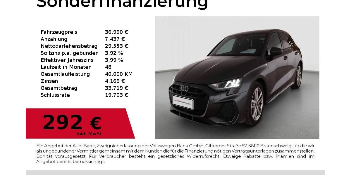 Audi A3 26.289 km 36.990 &euro; Dessau-Roßlau 06844