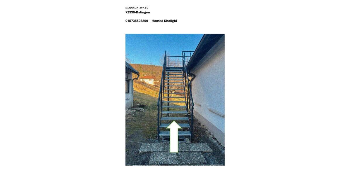 Etagenwohnung Balingen - 2 Zimmer, 75 m&sup2;, 800&euro; | Angebot:25446934