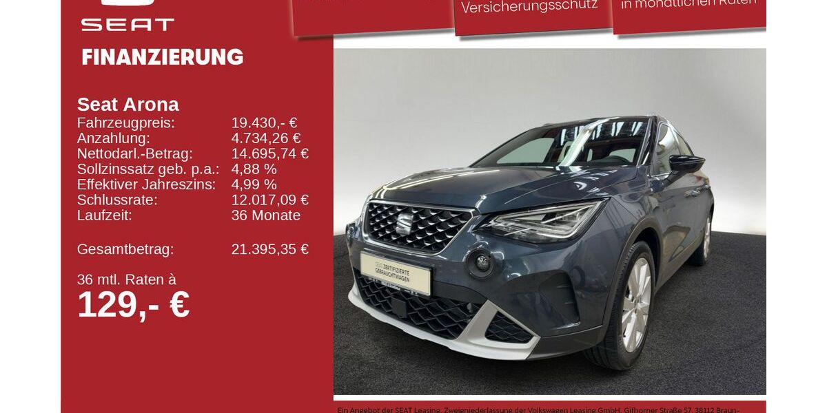 Seat Arona 18.286 km 19.430 &euro; Neu-Ulm 89231