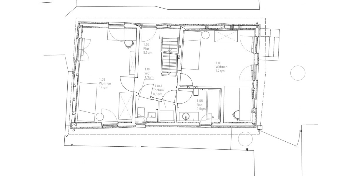 Einfamilienhaus Tübingen - 4 Zimmer, 90 m&sup2;, 1.300&euro; | Angebot:24868945