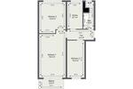 Etagenwohnung Schwedt (Oder) - 3 Zimmer, 59 m&sup2;, 357&euro; | Angebot:26278681
