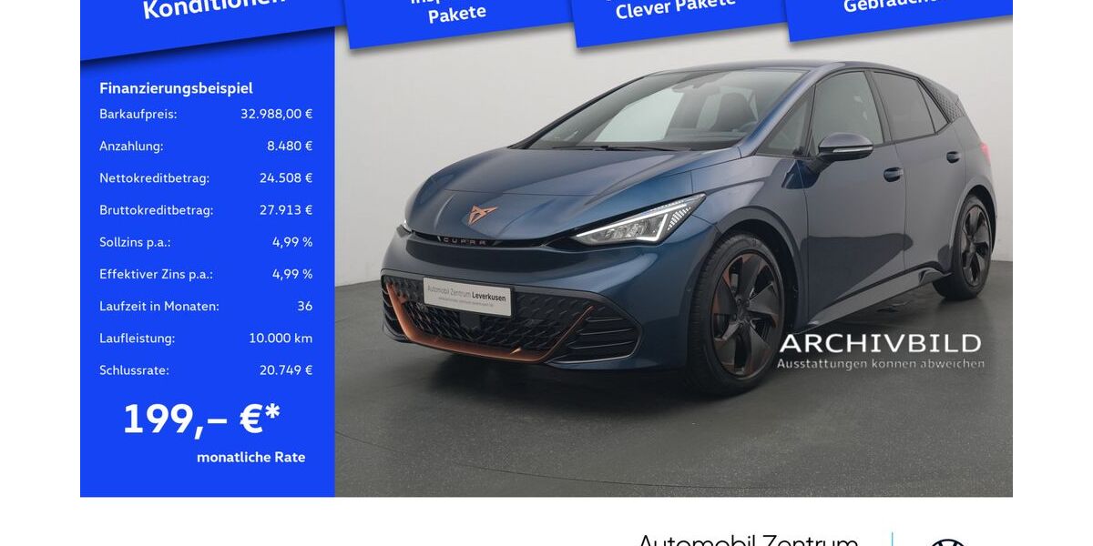 Cupra Born 12.089 km 32.988 € Leverkusen 51379