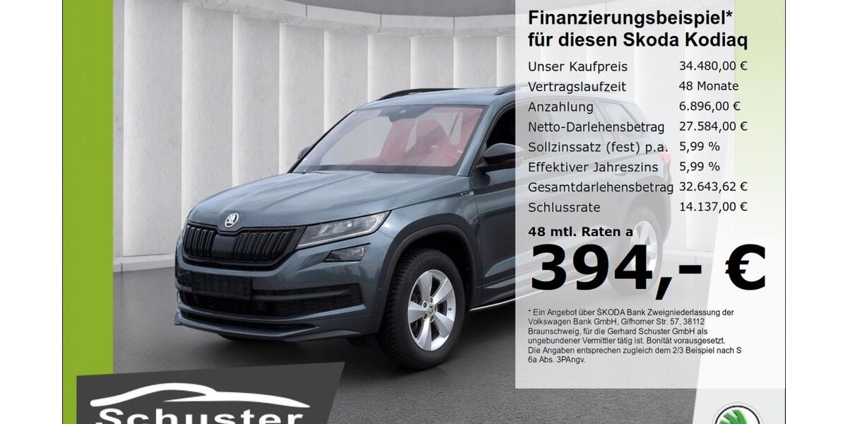 Skoda Kodiaq 93.879 km 33.779 &euro; Ruhstorf 94099