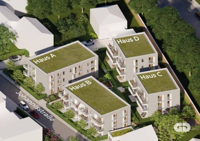 Etagenwohnung Regensburg Weichs - 3 Zimmer, 80 m&sup2;, 601.000&euro; | Angebot:25707285