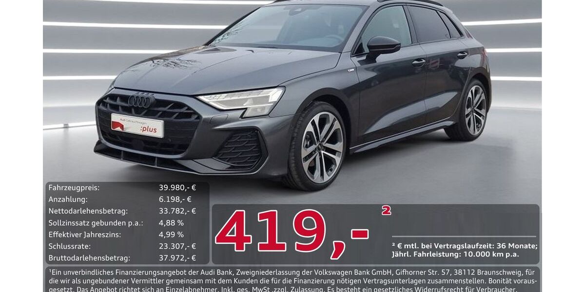 Audi A3 14.500 km 39.980 &euro; Ingolstadt 85057