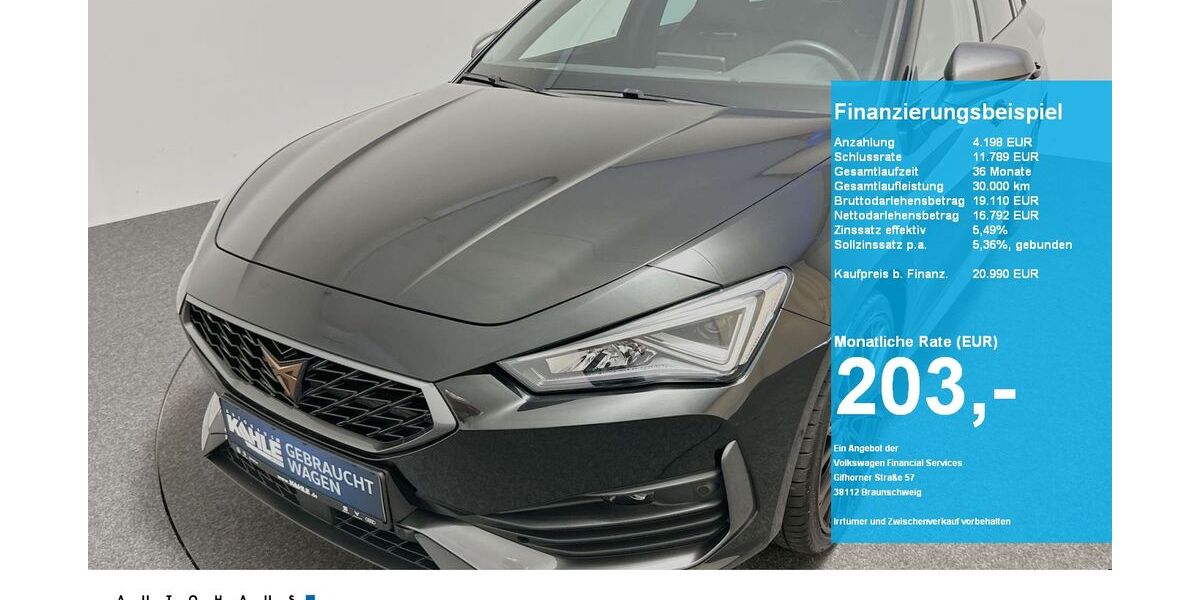 Cupra Leon 68.316 km 20.990 &euro; Walsrode 29664