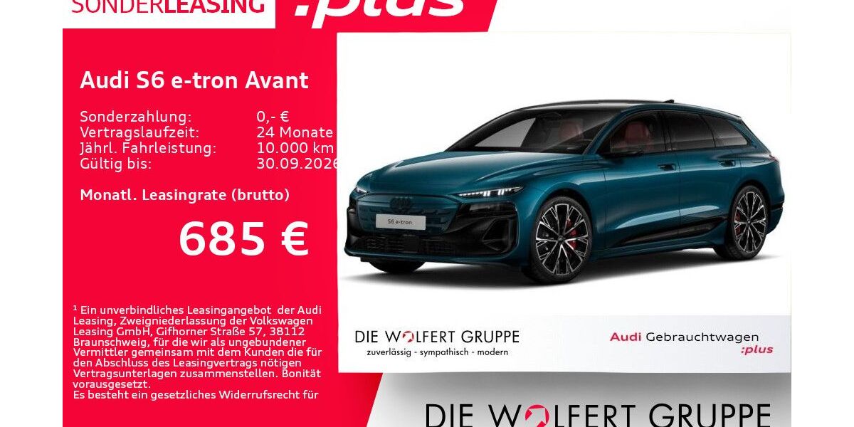Audi S6 e-tron 16.428 km 81.745 &euro; Großwallstadt 63868