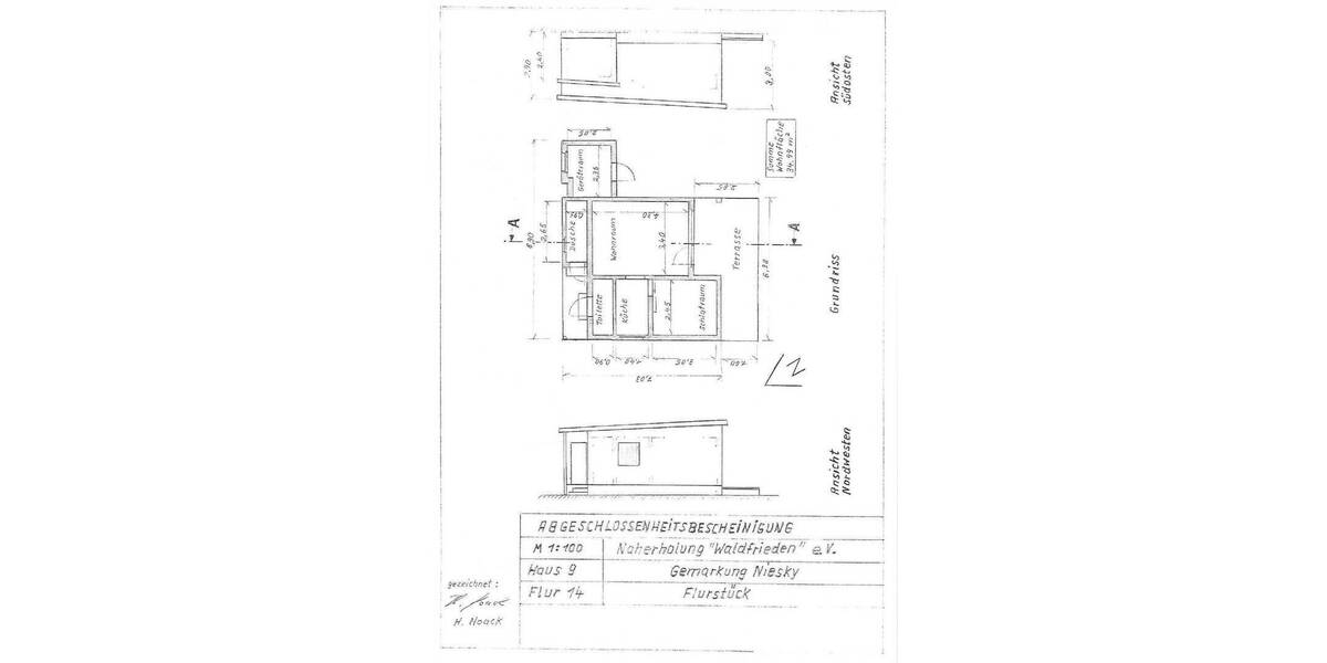 Bungalow Niesky/See Zeche Moholz - 2 Zimmer, 34 m&sup2;, 25.000&euro; | Angebot:25686727