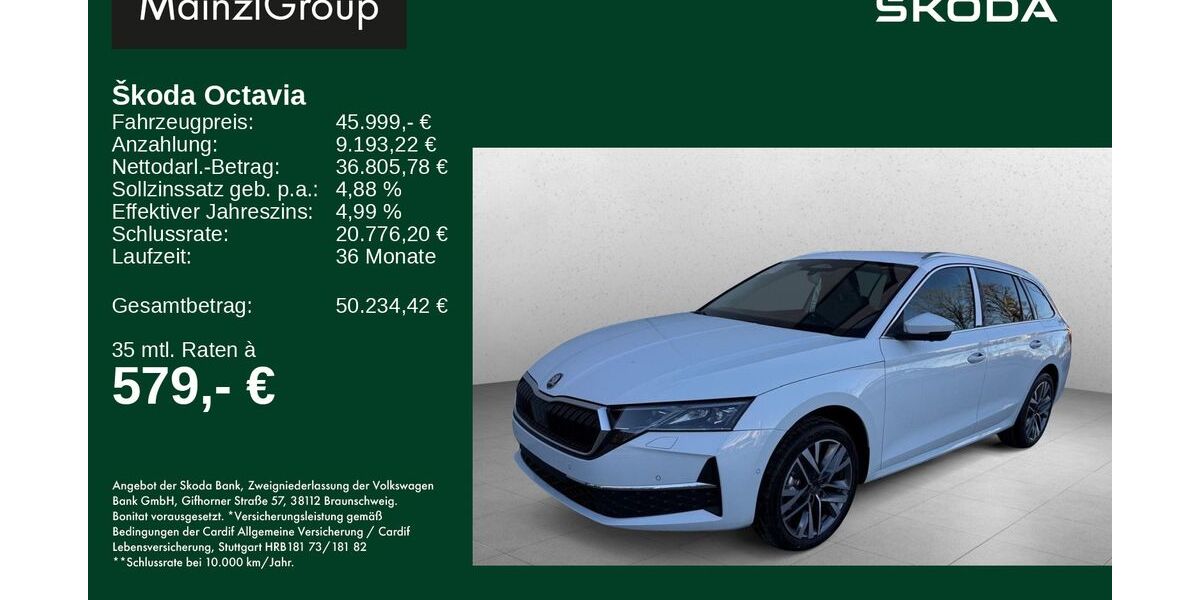 Skoda Octavia 2.500 km 45.999 &euro; Feldkirchen-Westerham 83620