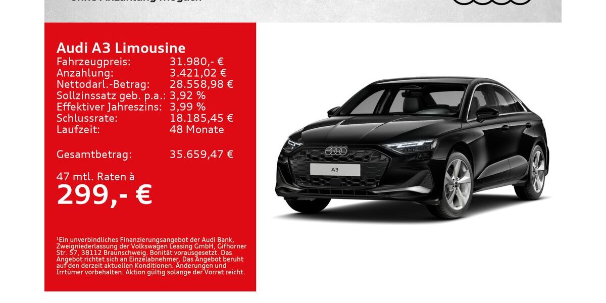 Audi A3 27.500 km 31.980 &euro; Würzburg 97076