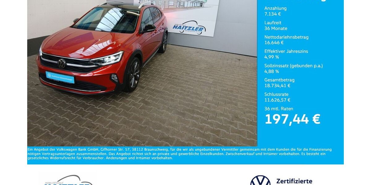 VW Taigo 15.900 km 23.780 &euro; Gernsbach 76593