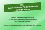 seit 2026: durch staatliche Fördermittel auch niedrigere Mieten 4 zimmer