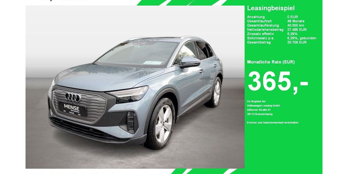 Audi Q4 e-tron 88.421 km 27.485 &euro; Oelde (Stromberg) 59302
