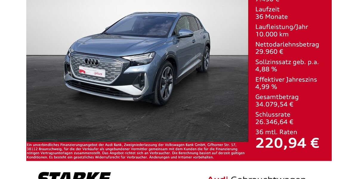 Audi Q4 e-tron 45.900 km 36.950 &euro; Vechta 49377