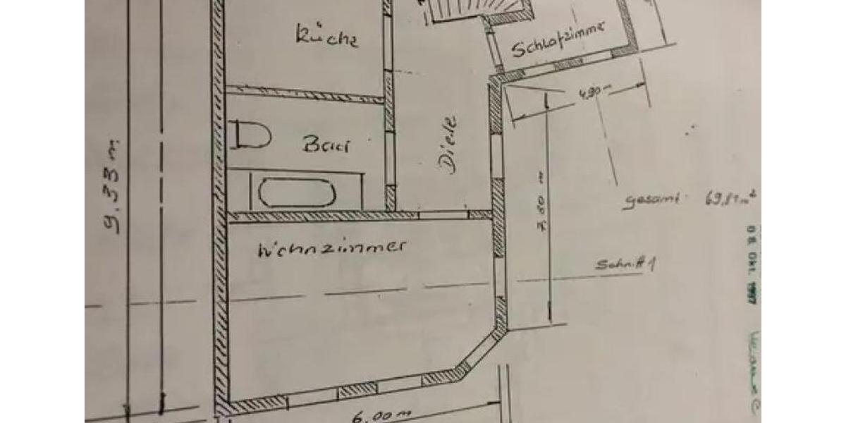 Einfamilienhaus Limbach-Oberfrohna Oberfrohna - 3 Zimmer, 77 m&sup2;, 480&euro; | Angebot:26250266