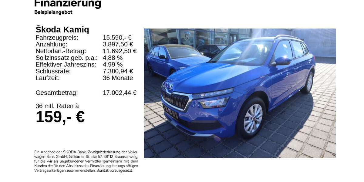 Skoda Kamiq 47.000 km 15.390 &euro; Gifhorn 38518