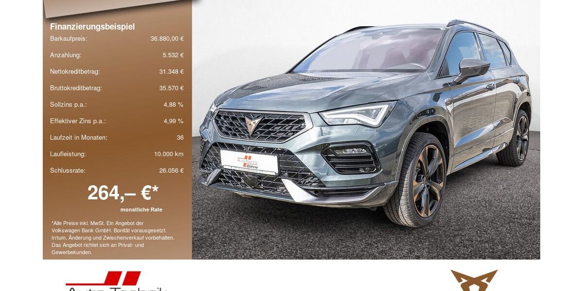 Cupra Ateca 30.724 km 36.880 &euro; Wittenberge 19322