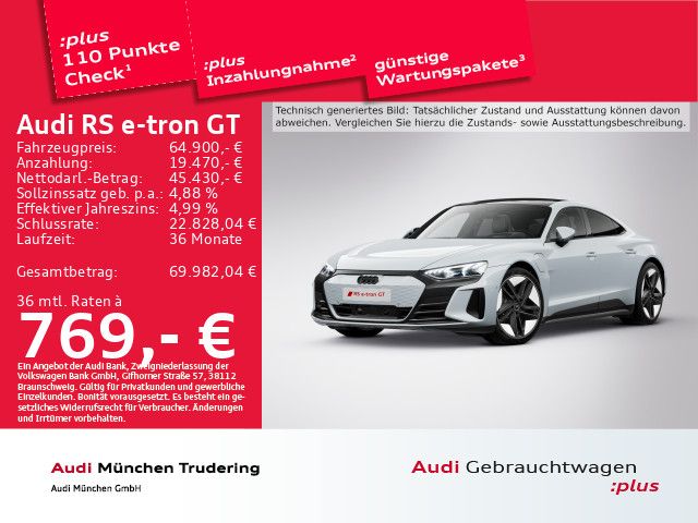 Audi RS e-tron GT 39.588 km 64.900 € München 81825