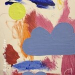 Leinwandmalerei mit Kleinkind (1-4 Jahre)