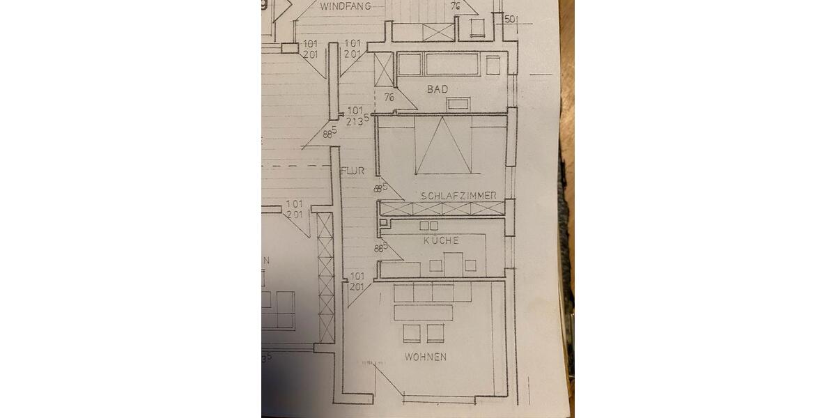 Alte Wohnung zu vermieten 2 zimmer