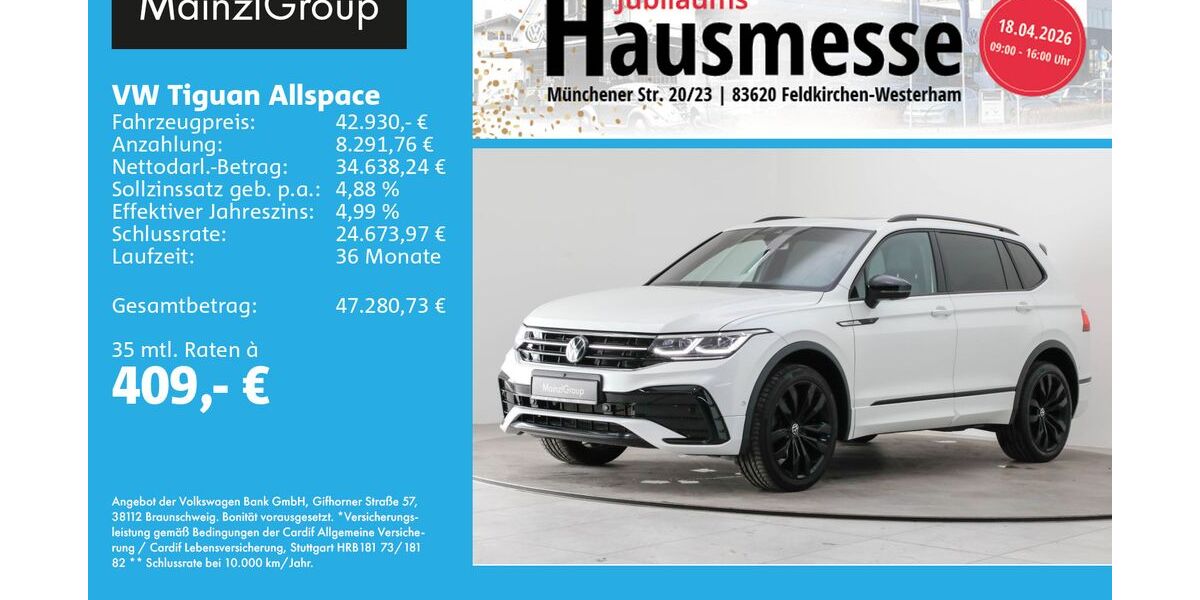 VW Tiguan 50.111 km 42.930 &euro; Feldkirchen/Westerham 83620