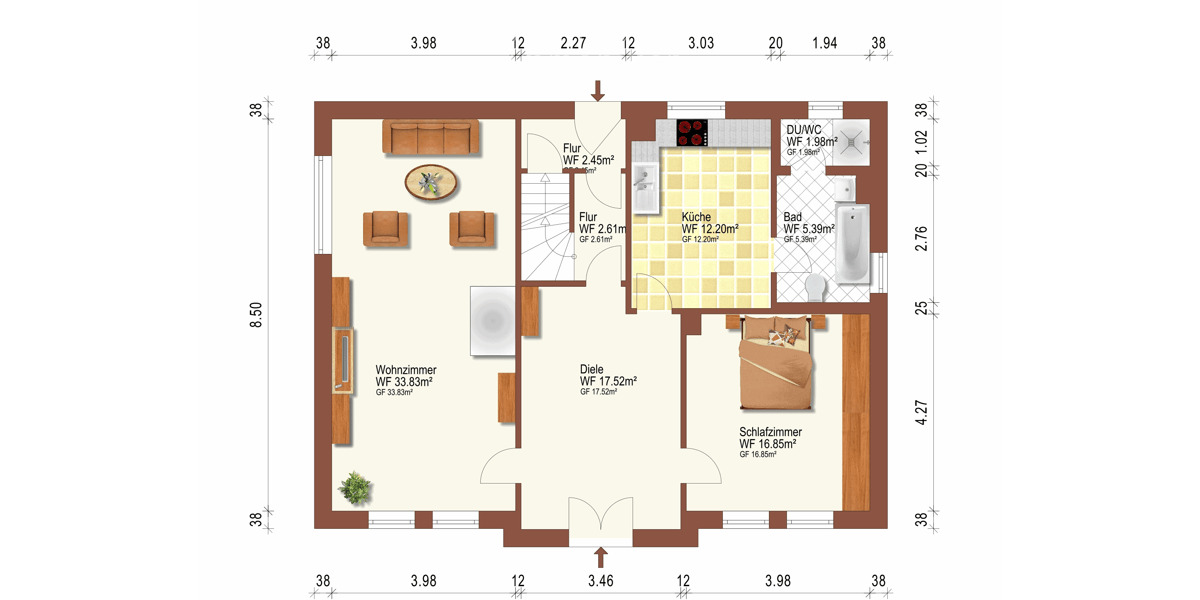 Einfamilienhaus Osterholz-Scharmbeck Innenstadt - 7 Zimmer, 170 m&sup2;, 349.000&euro; | Angebot:25970368