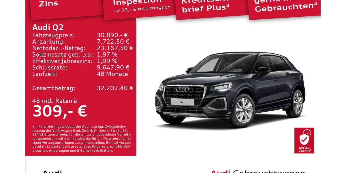 Audi Q2 5.338 km 30.890 &euro; Dresden 01169