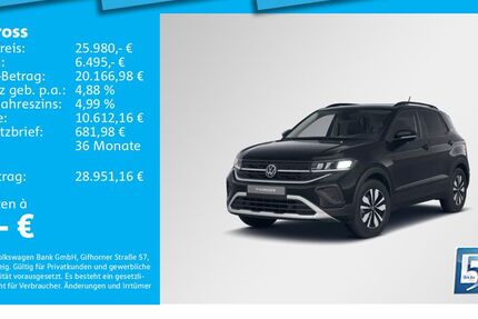 VW T-Cross 8.253 km 25.980 &euro; München 80935