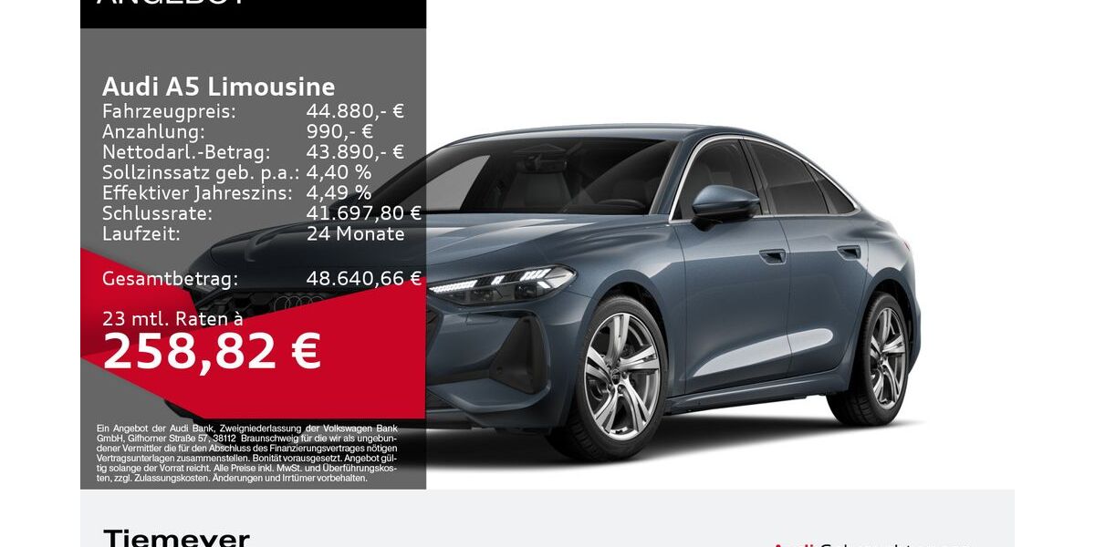Audi A5 18.192 km 44.380 &euro; Lüdenscheid 58511